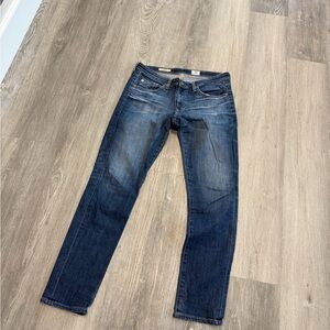 Ag Adriano Goldschmied Women's Blue Boot Cut Jeans